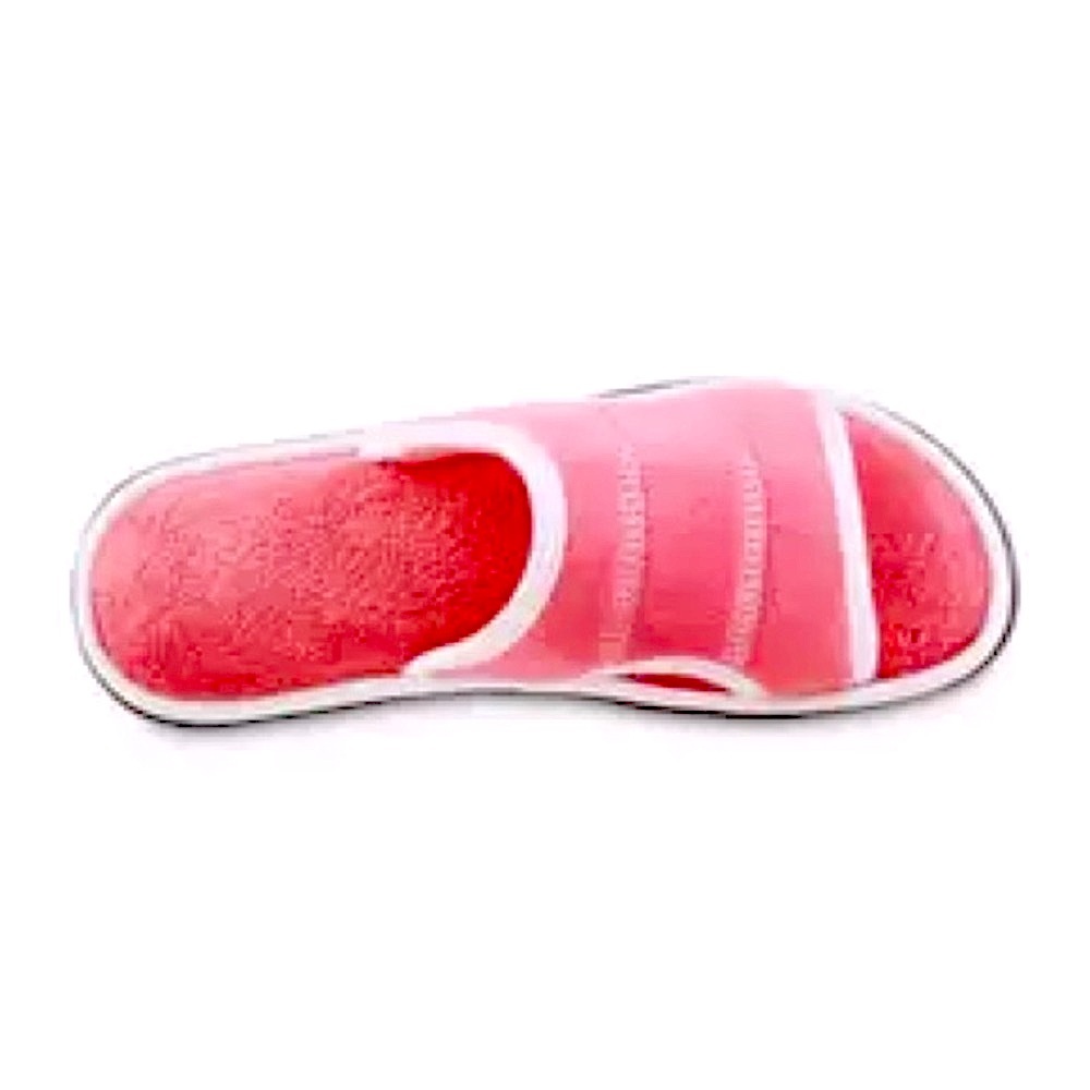 Isotoner Pink and White Women's Slippers